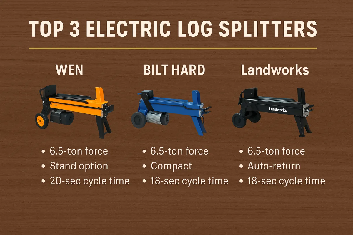 Top 3 Log Splitters for Everyday Use – 2025 Review