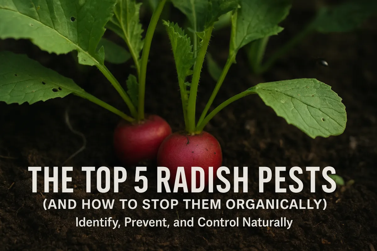 The Top 5 Radish Pests (and How to Stop Them Organically)