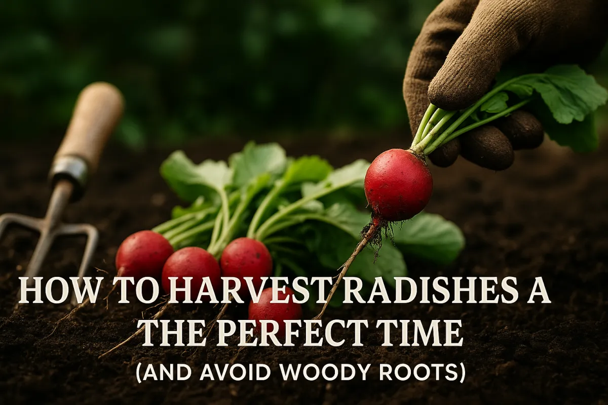 How to Harvest Radishes at the Perfect Time (and Avoid Woody Roots)