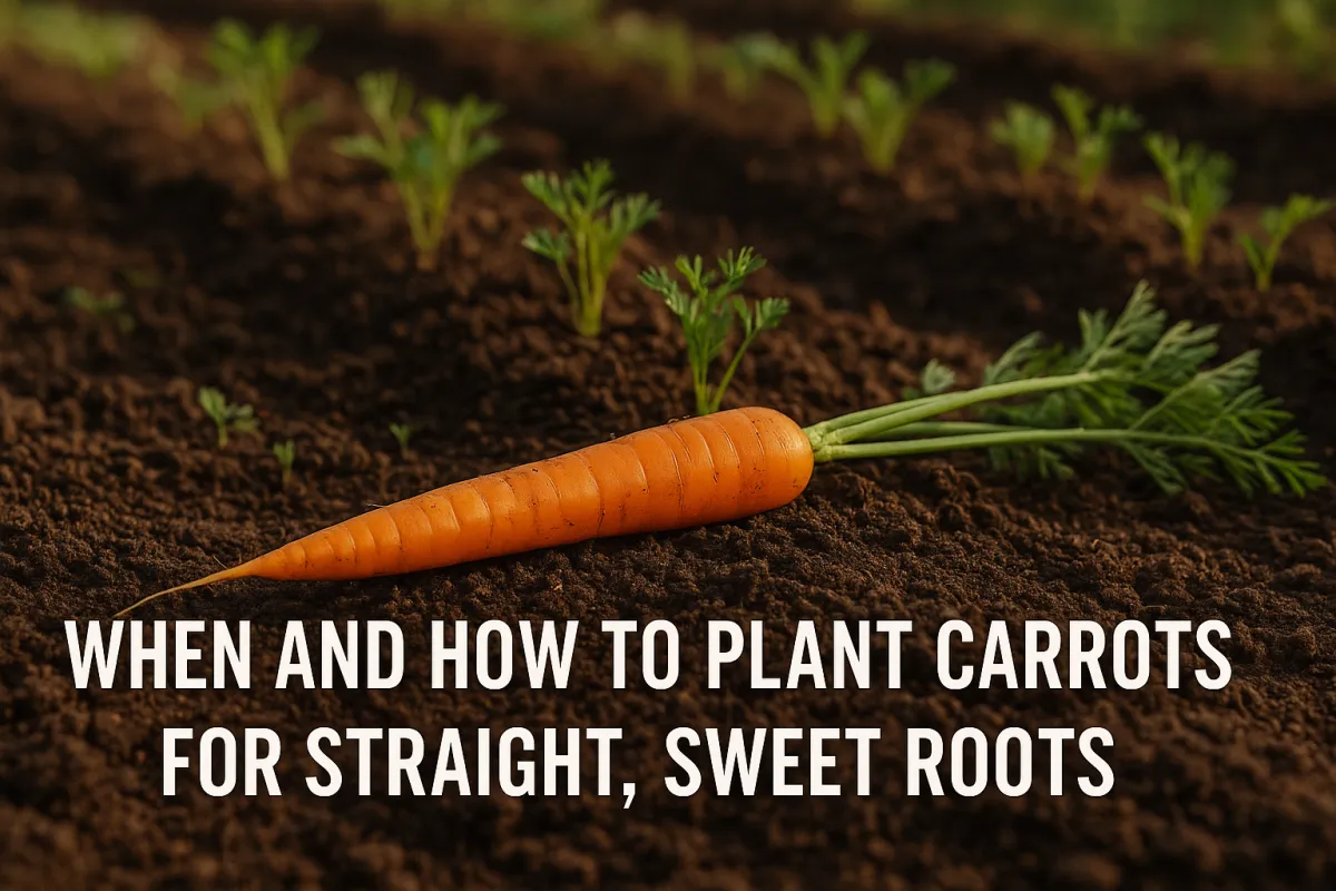 When and How to Plant Carrots for Straight, Sweet Roots