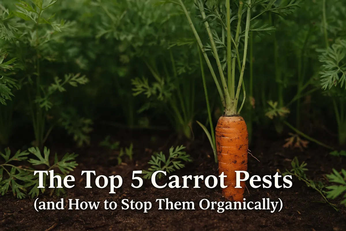 The Top 5 Carrot Pests (and How to Stop Them Organically)