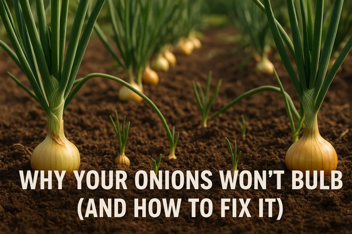 Why Your Onions Won’t Bulb (and How to Fix It)