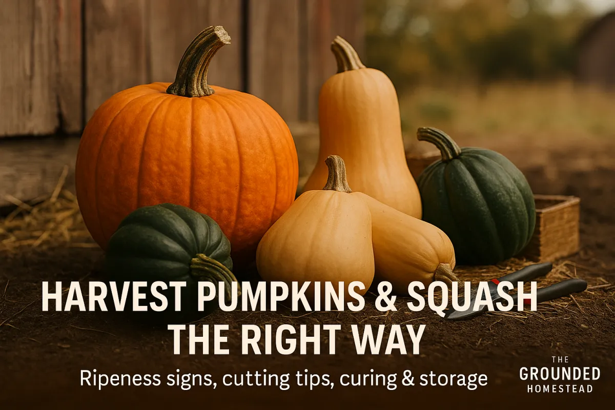 When and How to Harvest Pumpkins & Squash Without Ruining the Fruit