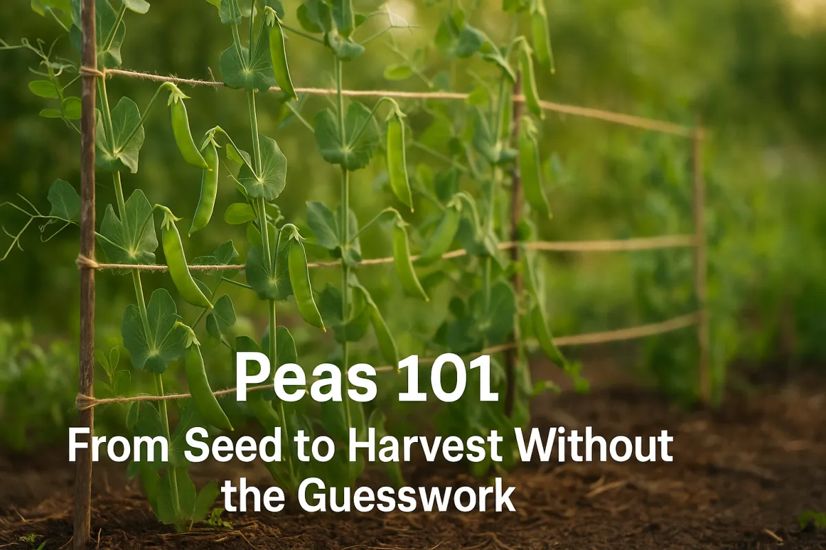 Peas 101: From Seed to Harvest Without the Guesswork