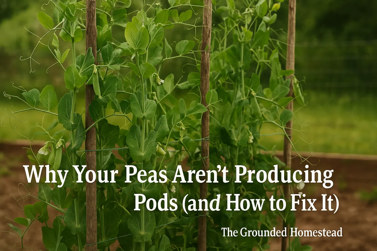 Why Your Peas Aren’t Producing Pods (and How to Fix It)