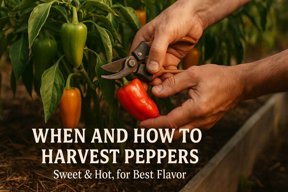 When and How to Harvest Peppers (Sweet and Hot) for Best Flavor