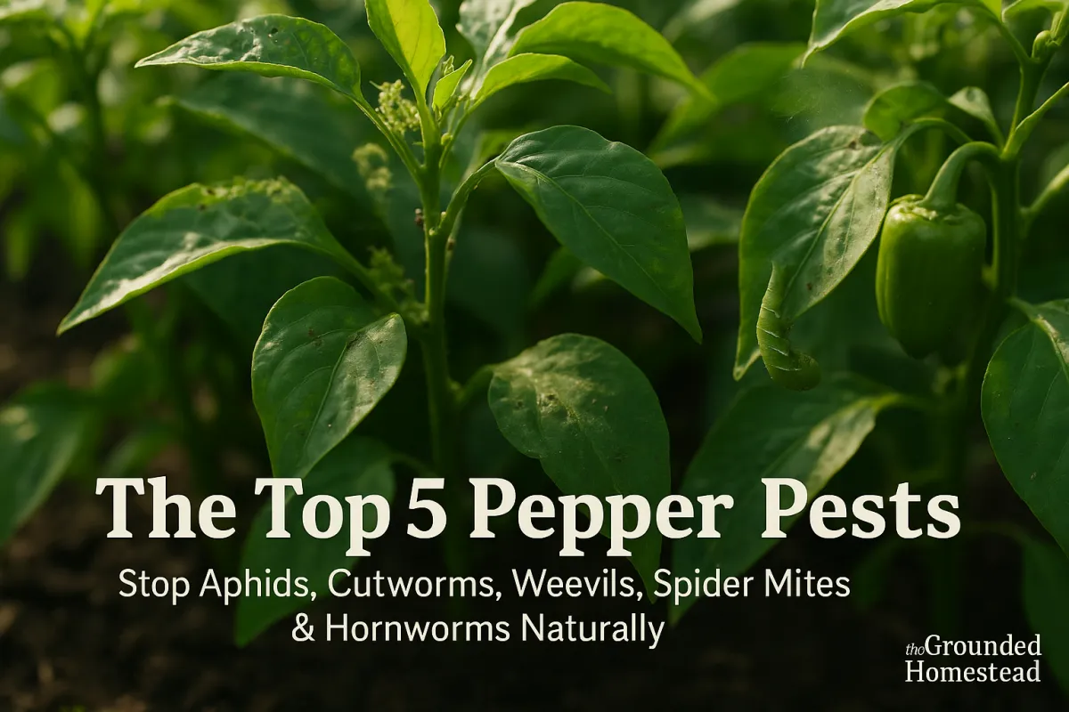 The Top 5 Pepper Pests (and How to Stop Them Organically)