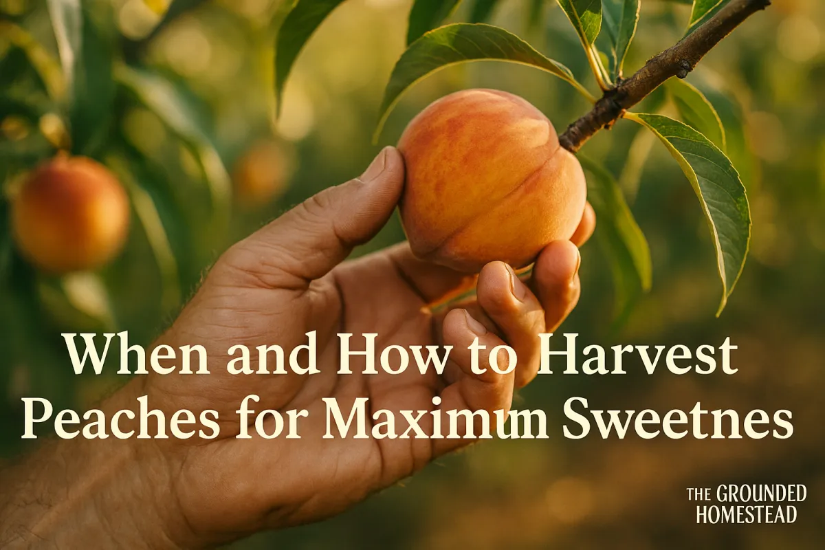 When and How to Harvest Peaches for Maximum Sweetness