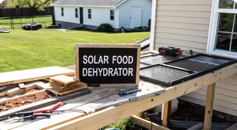 Build a Solar Food Dehydrator DIY Project