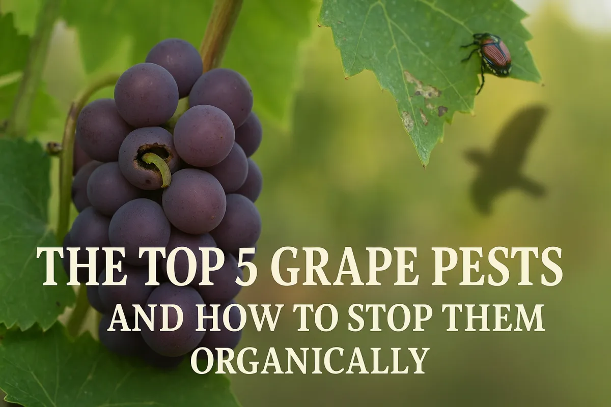 The Top 5 Grape Pests (and How to Control Them Naturally)