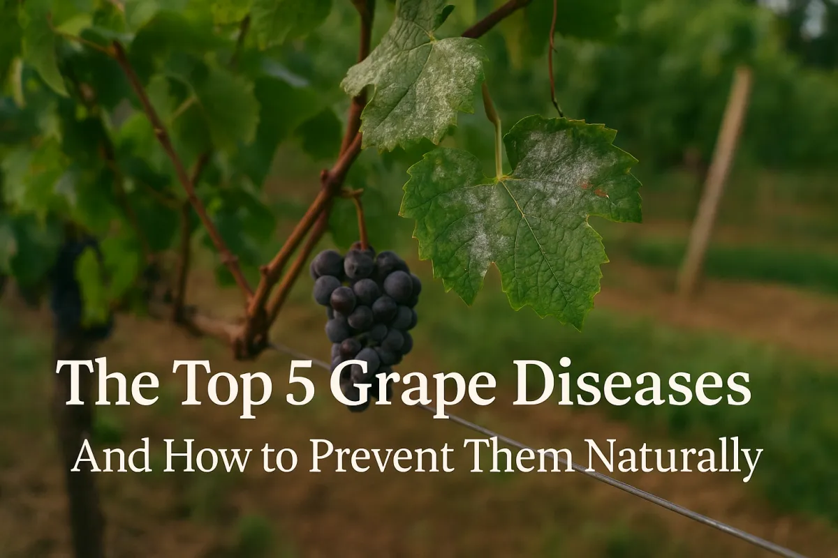 The Top 5 Grape Diseases (and How to Prevent Them Naturally)