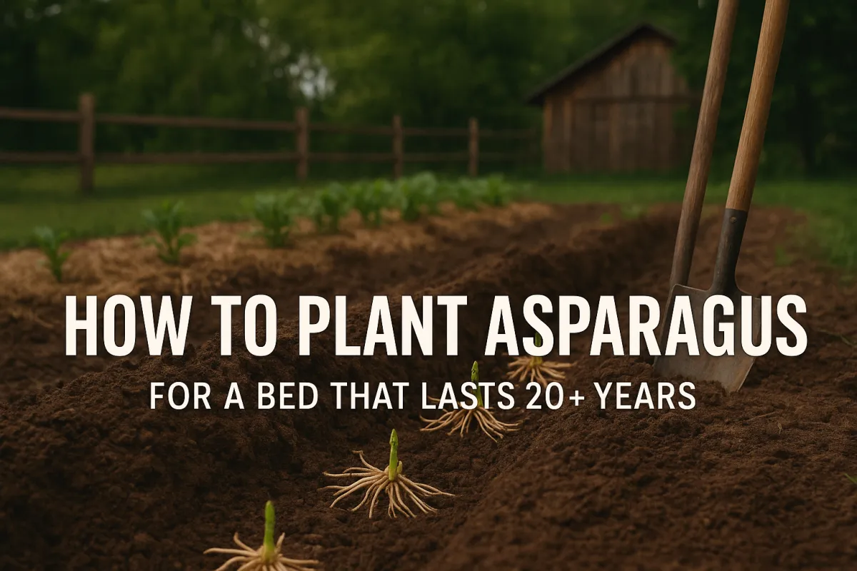 How to Plant Asparagus for a Bed That Lasts 20+ Years
