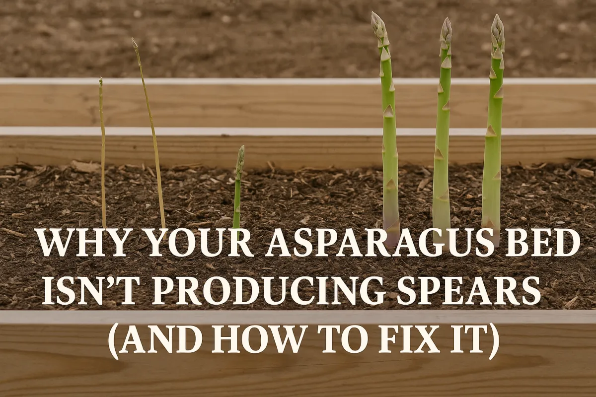 Why Your Asparagus Bed Isn’t Producing Spears (and How to Fix It)