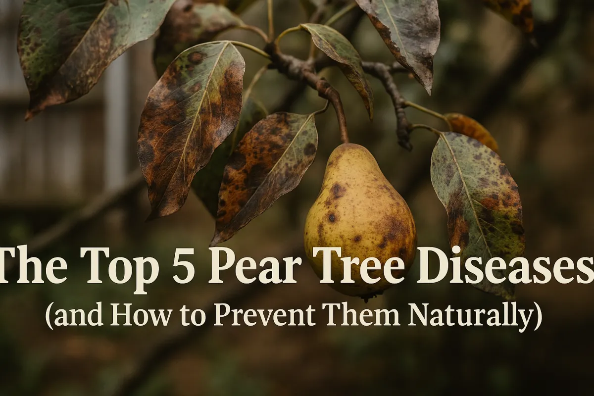 The Top 5 Pear Tree Diseases (and How to Prevent Them Naturally)