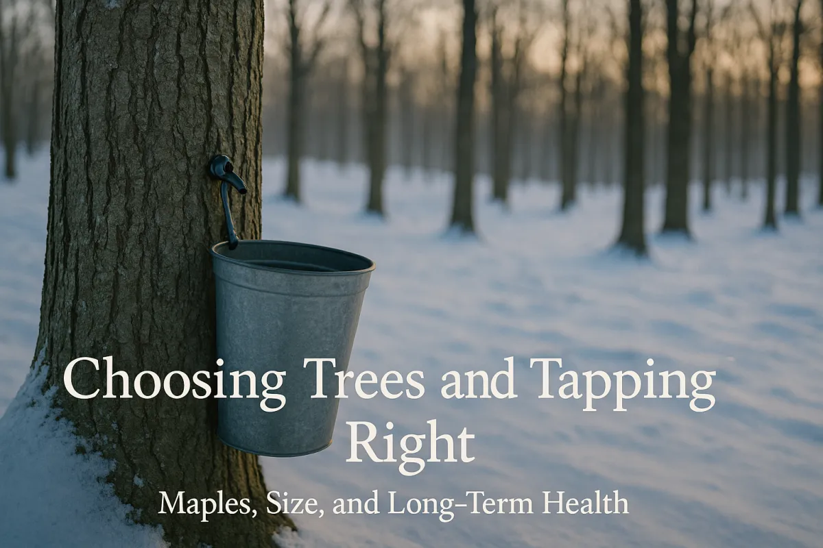 Choosing Trees and Tapping Right: Maples, Size, and Long-Term Health