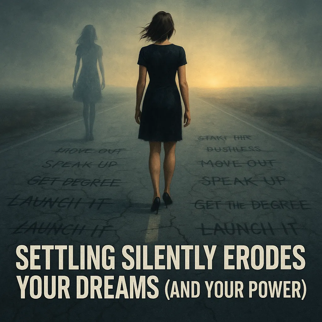 Settling Silently Erodes Your Dreams