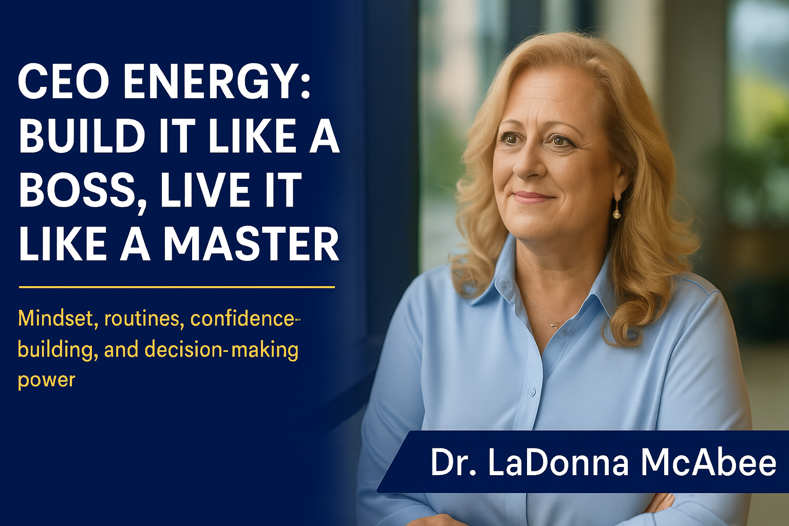 CEO Energy: Build It Like a Boss, Live It Like a Master