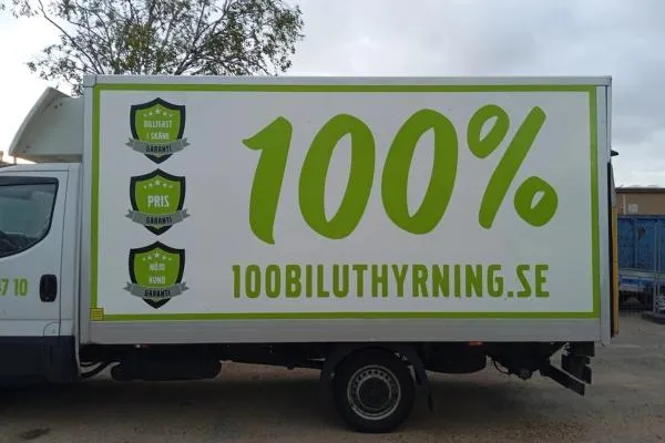 Så mycket får plats i en skåpbil – storleksguide från 100% Biluthyrning i Malmö