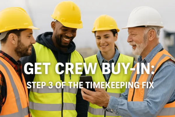 Get Crew Buy-In: How to Fix Timekeeping Problems for Good