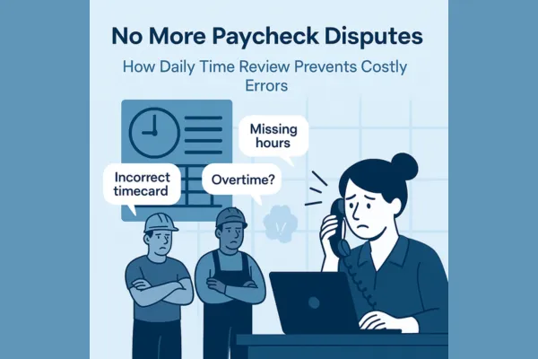 No More Paycheck Disputes: Why Daily Time Review Prevents Costly Errors 