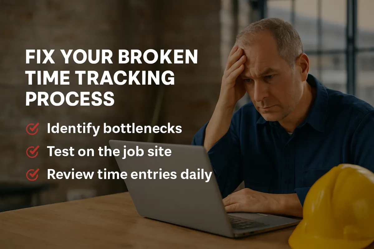 Fix Your Timekeeping Process: A 3-Step System for Contractors to Boost Profitability