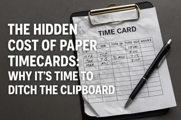 The Hidden Cost of Paper Time Tracking: Why It's Time to Ditch the Clipboard 