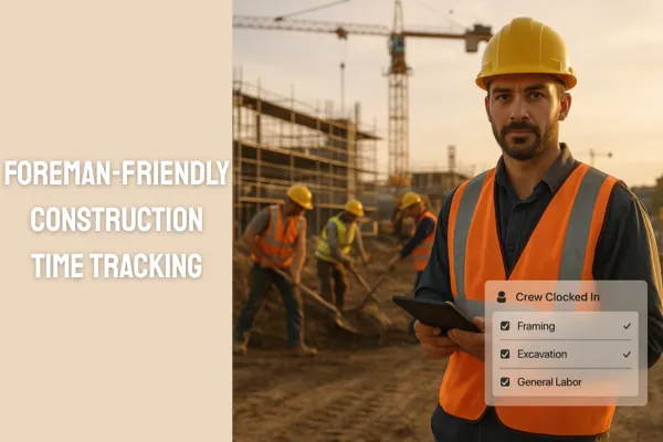 Foreman-Friendly Construction Time Tracking: What Works & What Fails