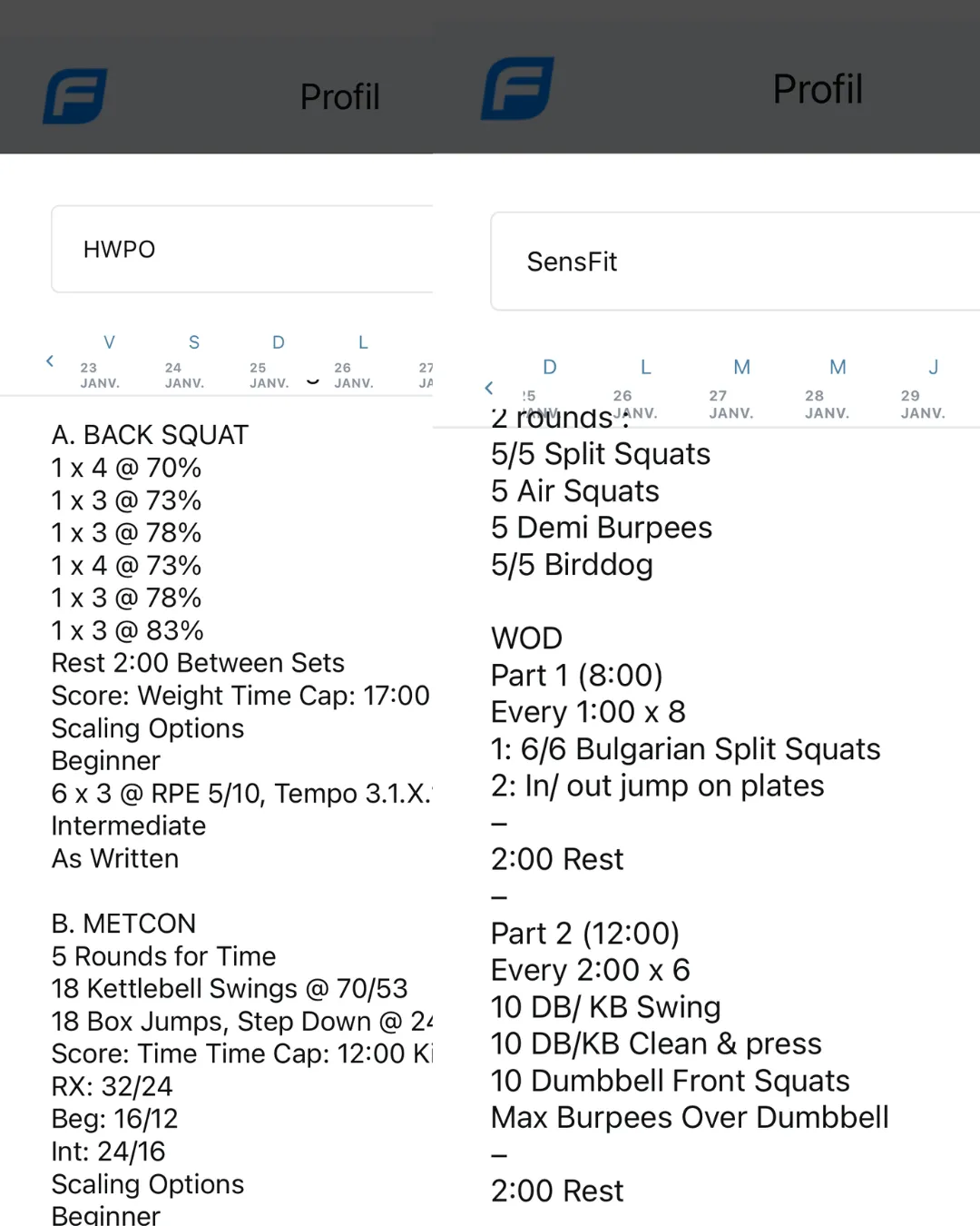 La progression des adultes passent par l'adhérence au processus et à la programmation offerte. 