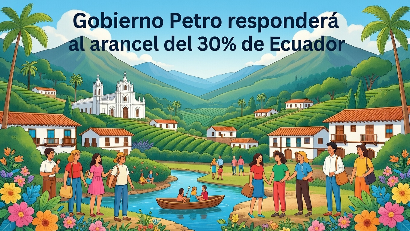 Gobierno Petro responderá al arancel del 30% de Ecuador