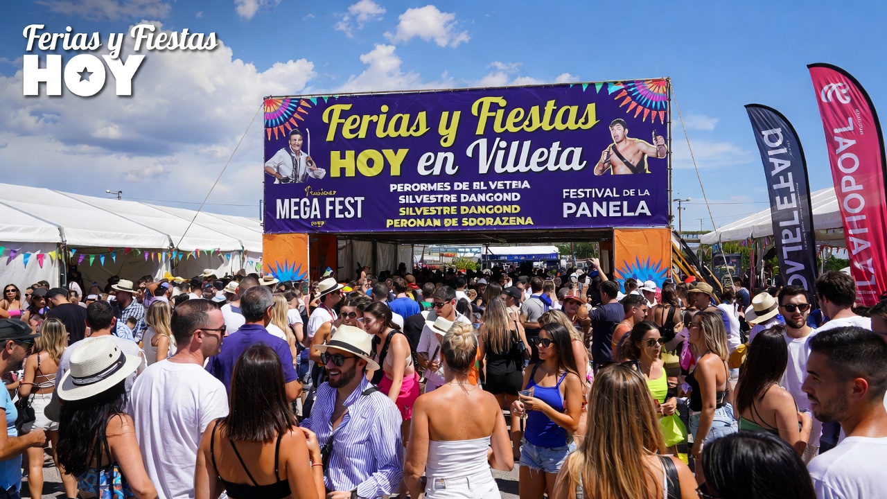 Ferias y Fiestas HOY en Villeta → Mega Fest Silvestre Dangond + Panela