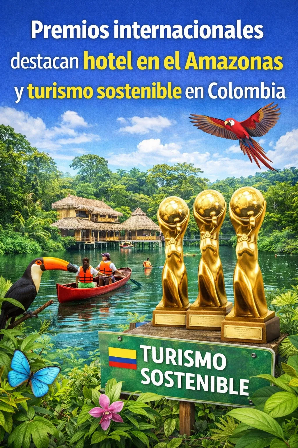 Premios internacionales destacan hotel en el Amazonas y turismo sostenible en Colombia