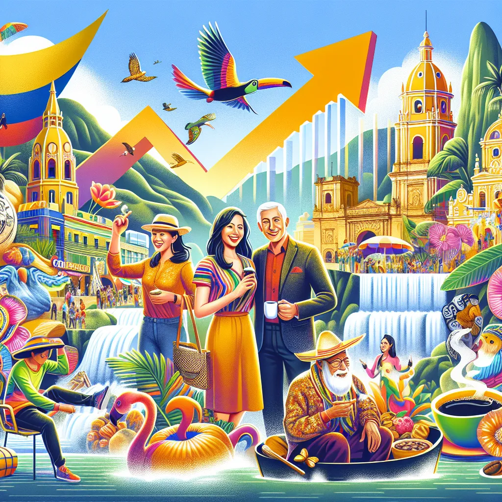 Turismo internacional potencia el consumo y crecimiento económico en Colombia