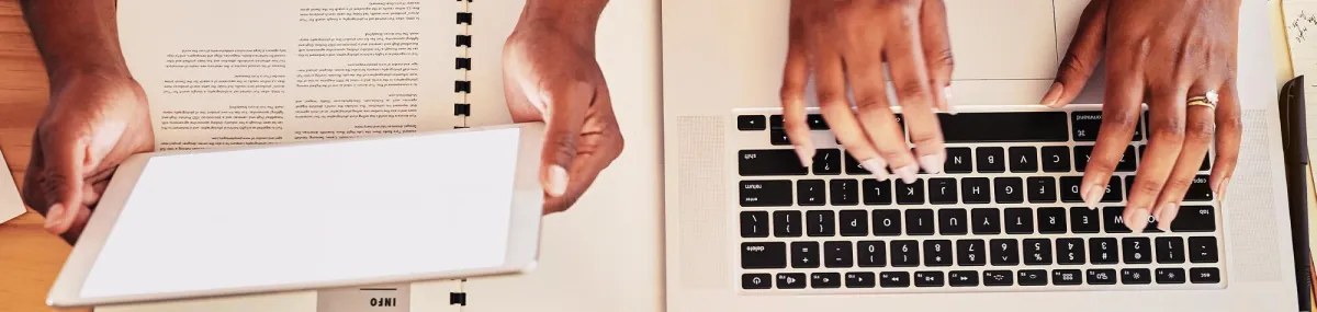Typing In Laptop