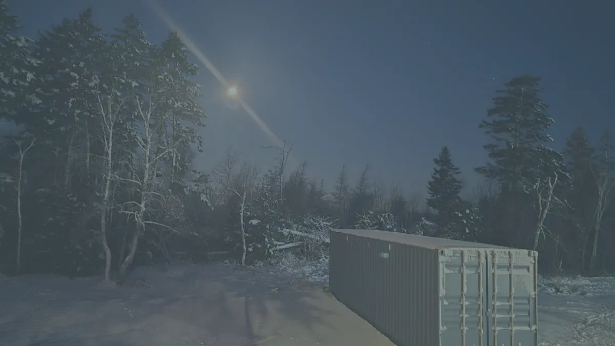 Wolf Moon over winter landscape symbolising a quiet business reset