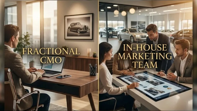 Fractional CMO vs in-house marketing team