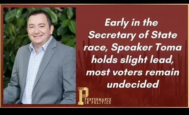 Ben Toma holds slight lead in AZ SOS 2026 Republican Primary