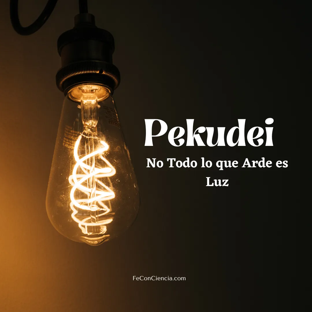 Pekudei -No Todo lo que Arde es Luz