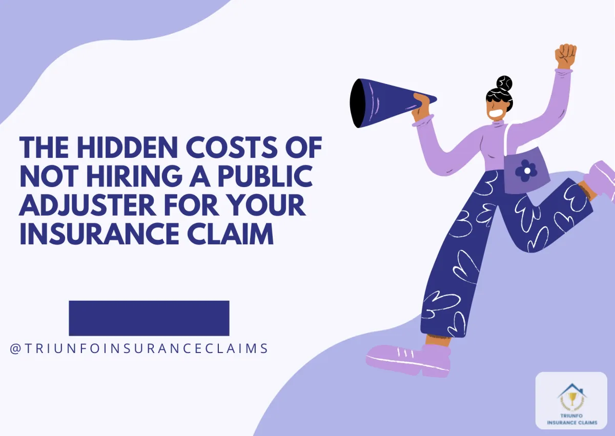 The Hidden Costs of Not Hiring a Public Adjuster for Your Insurance Claim