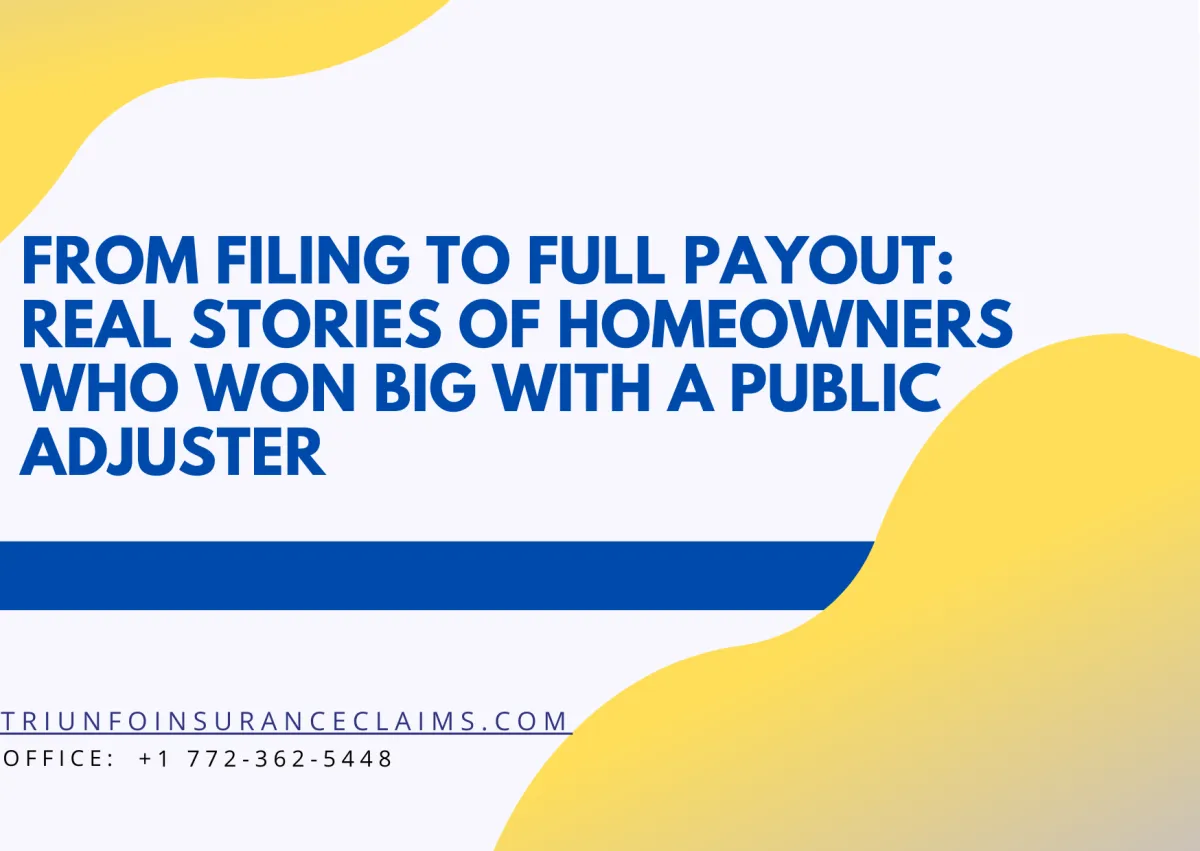 Public adjusters often help homeowners get far more from their insurance claims than they would have alone.