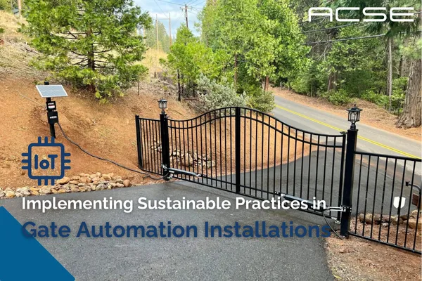 Implementing Sustainable Practices in Gate Automation Installations