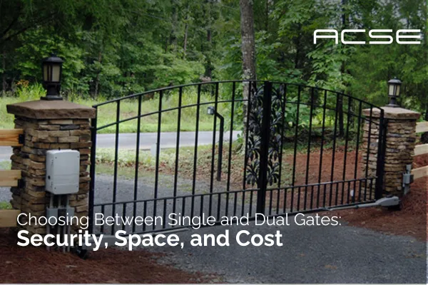 Choosing Between Single and Dual Gates: Security, Space, and Cost Considerations