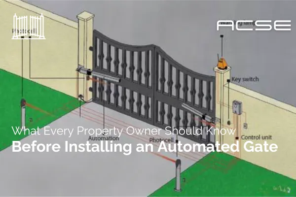 What Every Property Owner Should Know Before Installing an Automated Gate