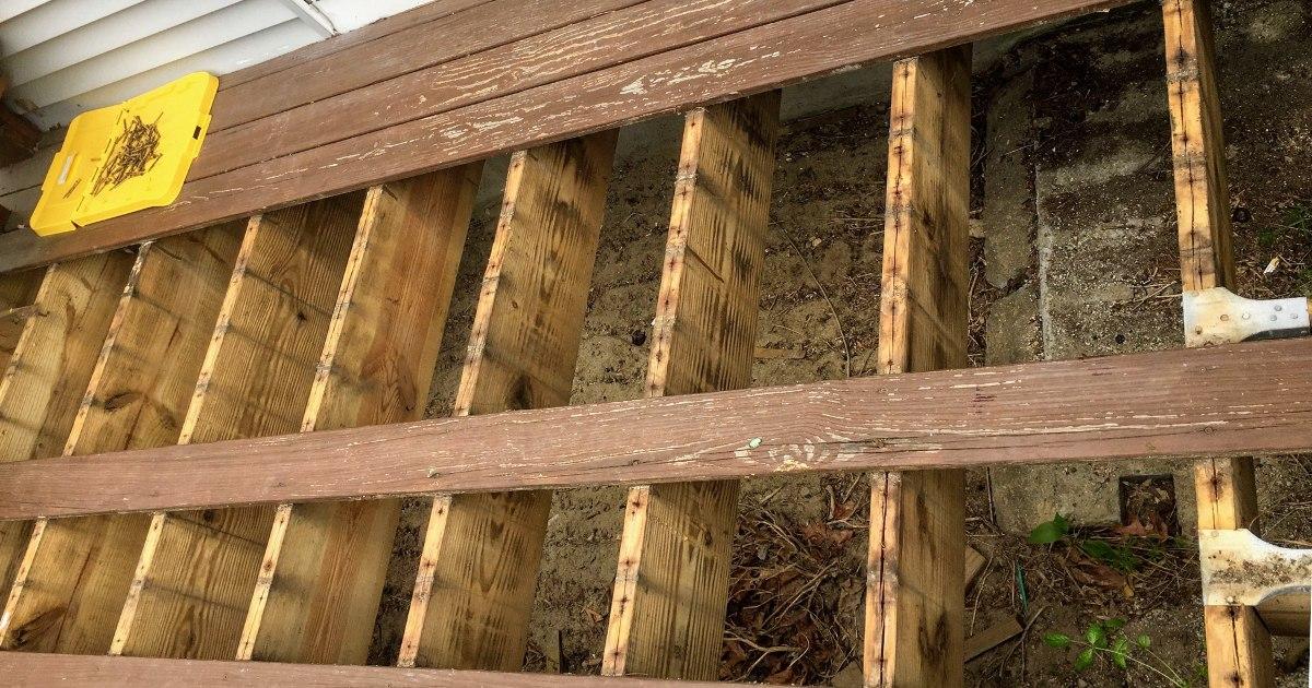 Deck wood rot