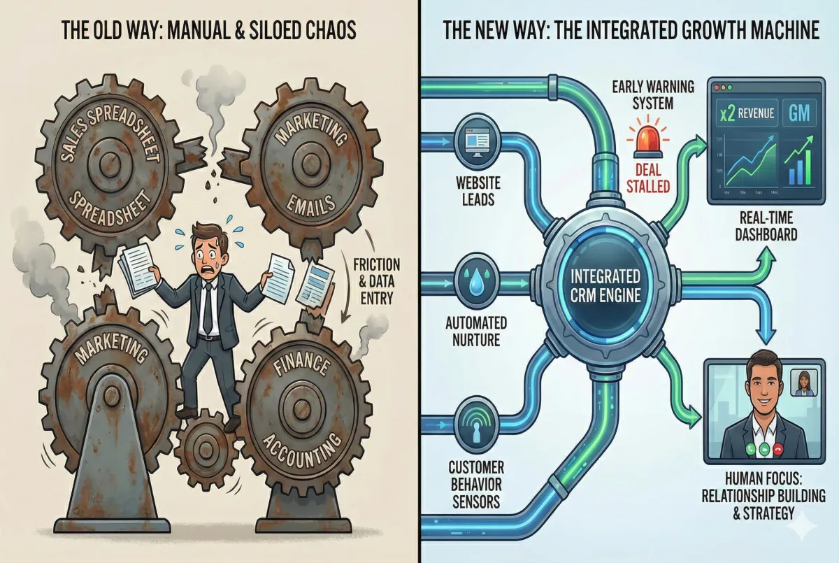 The CRM Growth Engine: How to Double Revenue Without Hiring (One Process at a Time)