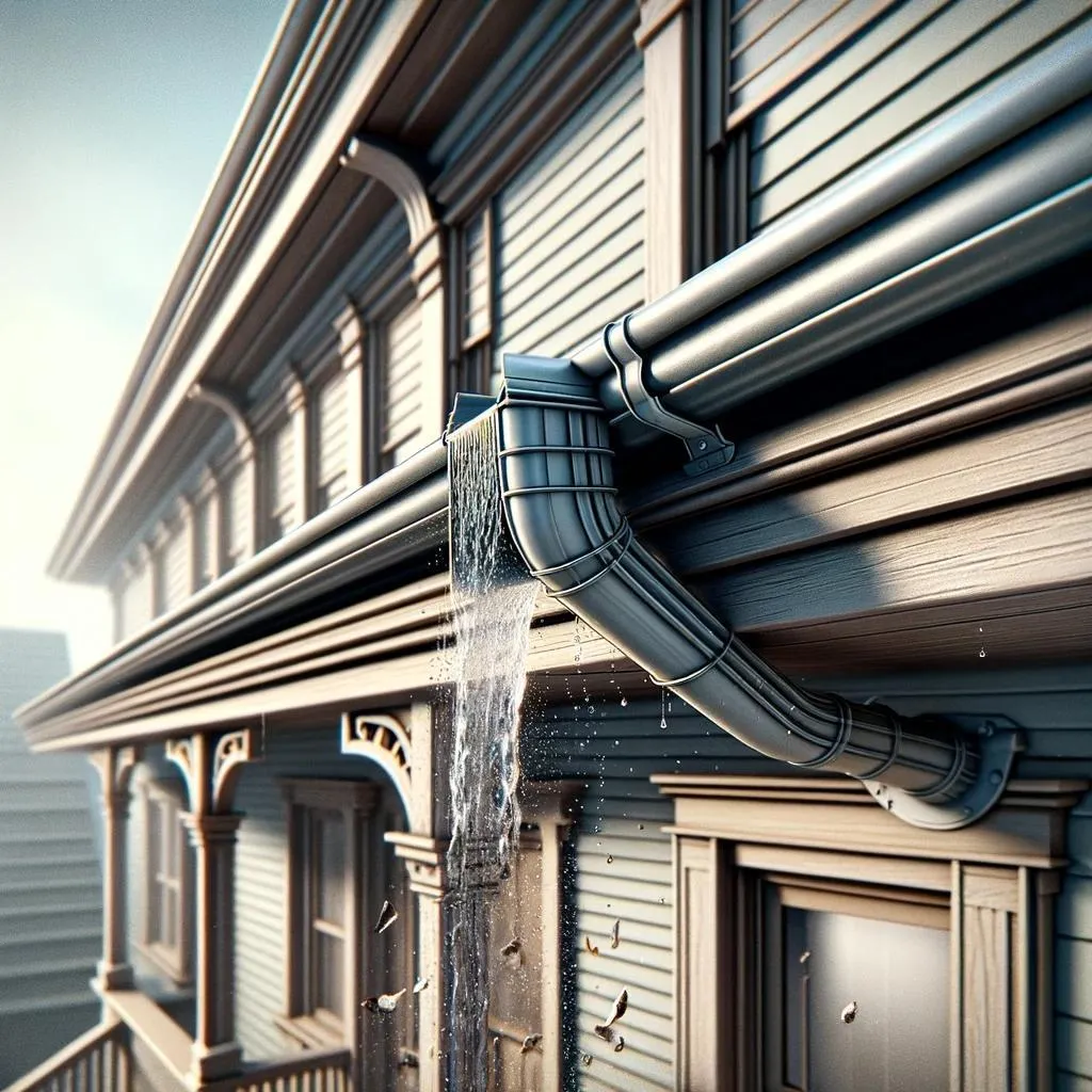Rain gutter in Sugar Grove, Illinois