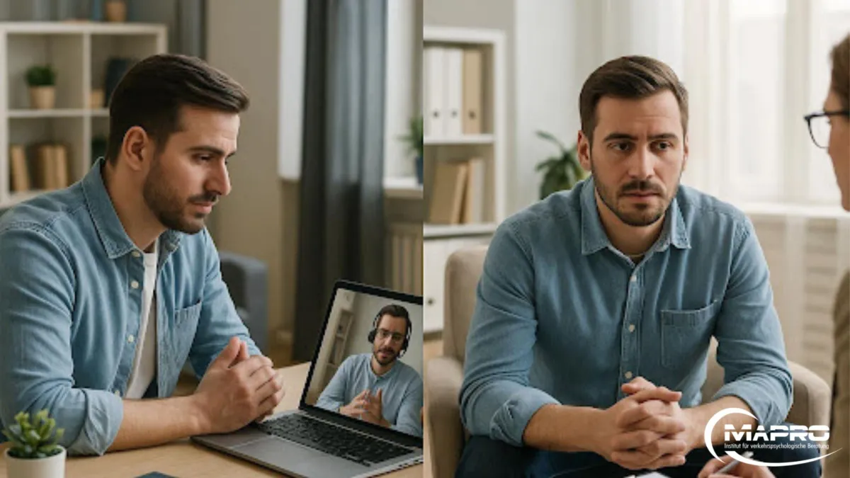 MPU-Vorbereitung online vs. vor Ort