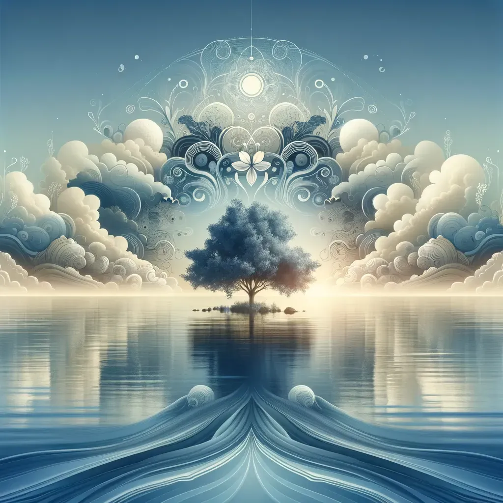 A serene and inviting image depicting a tranquil landscape with a calm ocean and clear sky, symbolizing the diverse applications of hypnotherapy for wellness and personal growth