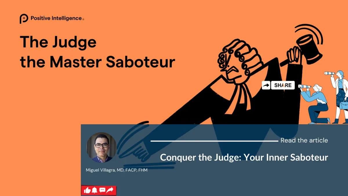 Conquer the Judge: Your Inner Saboteur