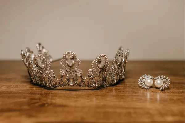 Crown and Earrings