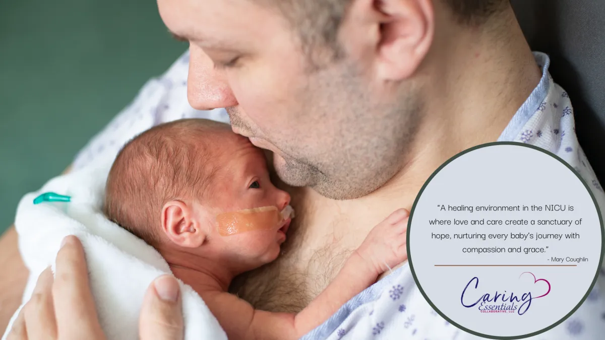 baby and father skin-to-skin